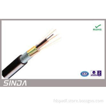 Single Mode Outdoor Fiber Optic Cable , GYFTS fibre loose T